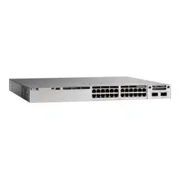Cisco Catalyst 9300 - Network Advantage - commutateur - C3 - Géré - 24 x 10 - 100 - 1000 (PoE+) - Monta... (C9300-24P-A)_1